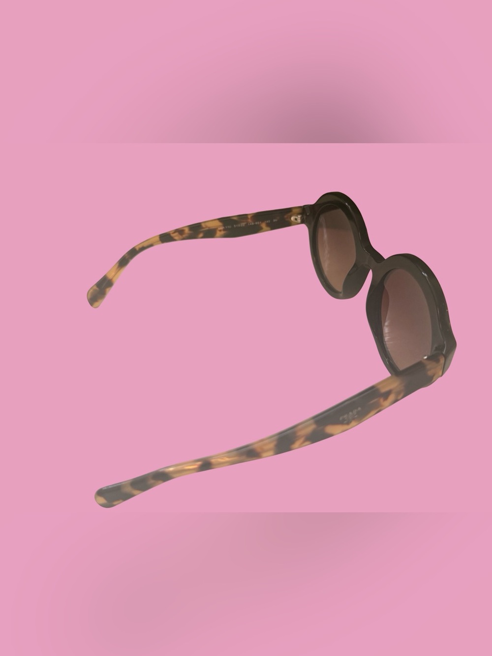 PRADA Men’s Round Black Women's Sunglasses - Unbranded - Picture 7 of 9